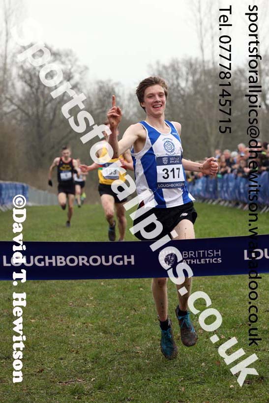 Mens under-20s Inter Counties Cross Country, Prestwold Hall, Loughborough. Photo: David T. Hewitson/Sports for All Pics